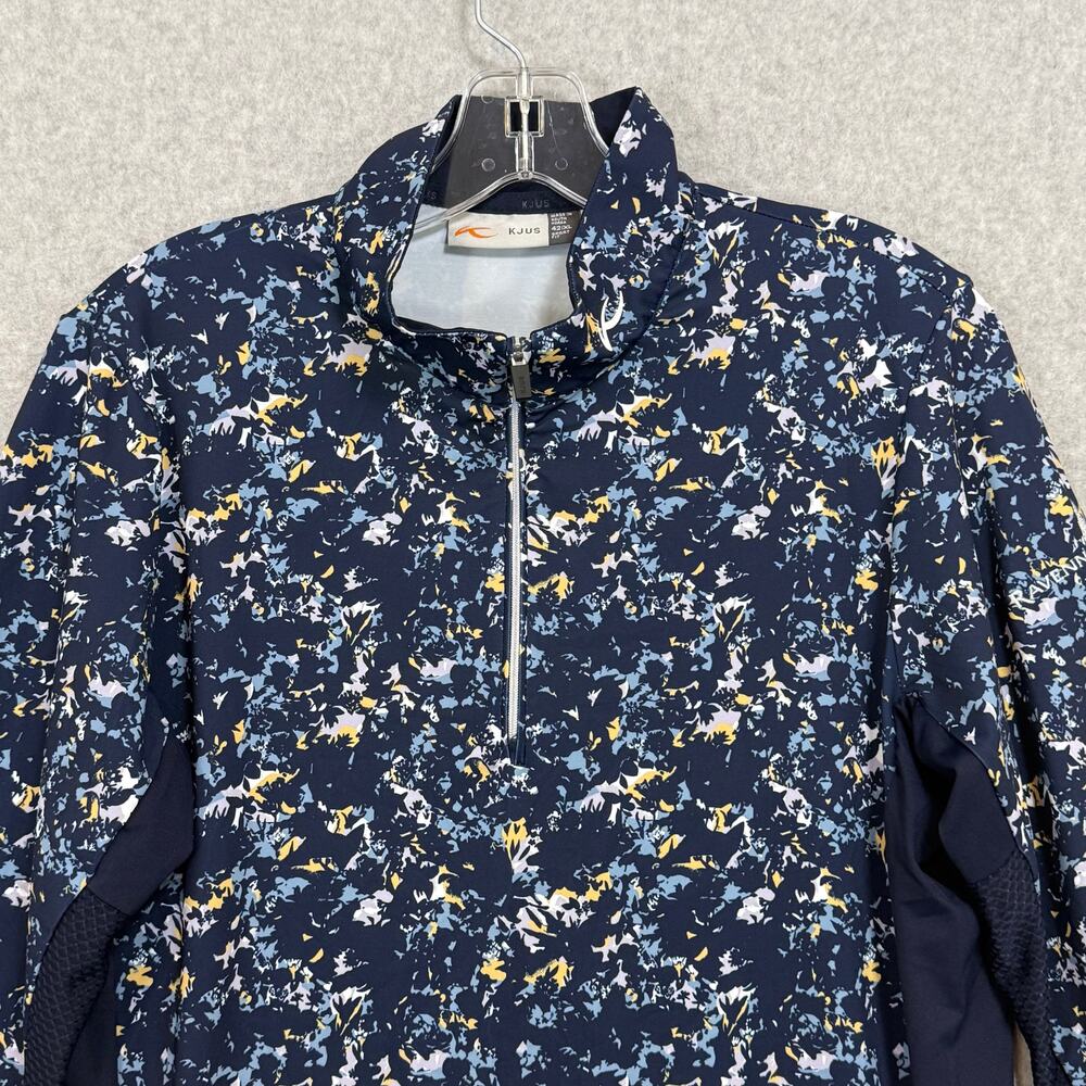 Kjus Sunshine Printed HZ Performance Shirt Size XL Sport Fit Golf Pickleball - Picture 3 of 16